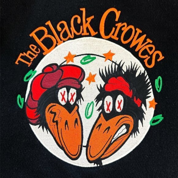 The Black Crowes Shake Your Money Maker World Tour Jacket 90-91 Vintage M - Picture 5 of 9